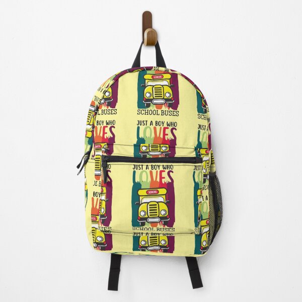 Item preview, Just a boy who loves school buses designed and sold by Benchamart.