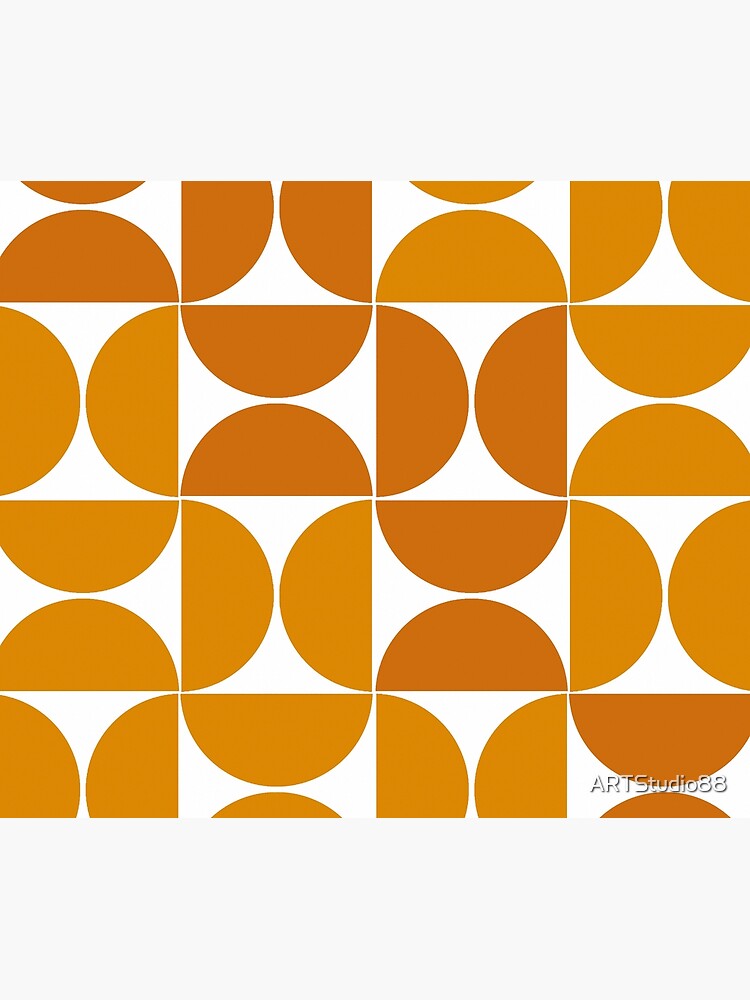Sunshine mid century modern geometric shapes by ARTStudio88