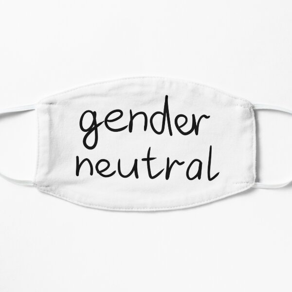 Gender Neutral  Flat Mask