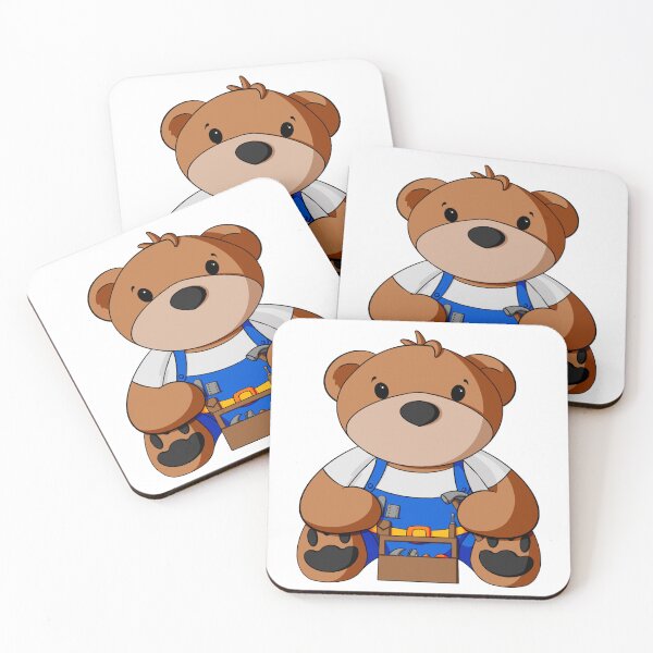Item preview, Handyman Teddy Bear designed and sold by Alisha Ober Designs.