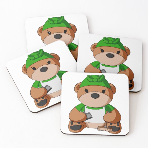 Item preview, Cleaner Teddy Bear designed and sold by Alisha Ober Designs.