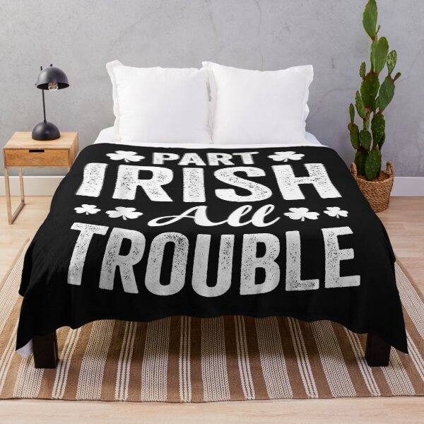 Item preview, Funny Part Irish All Trouble St Patricks Day Shamrocks designed and sold by Nena12312.