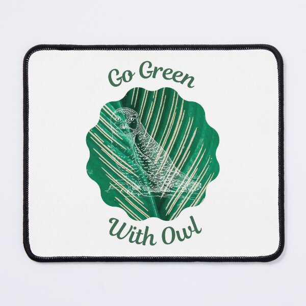 Item preview, Go Green With Owl designed and sold by kucingmaikan.