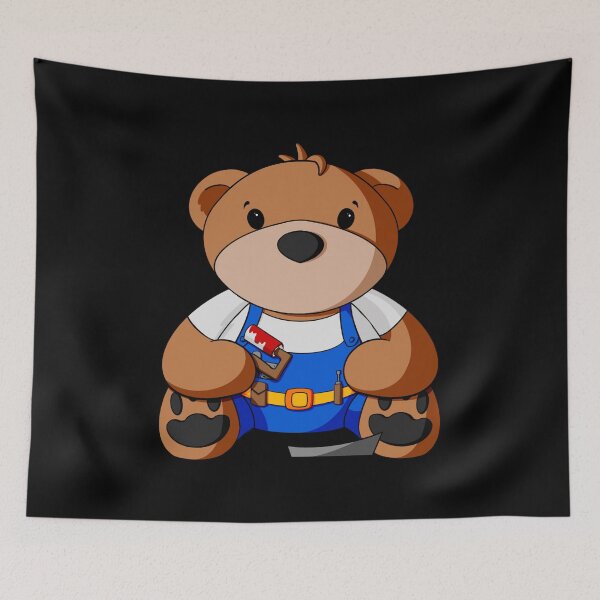 Item preview, Painter Teddy Bear designed and sold by Alisha Ober Designs.