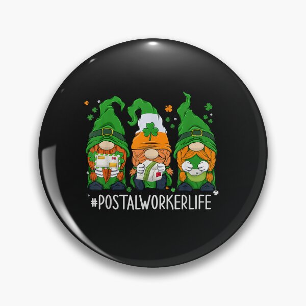 Item preview, Funny Postal Worker Life Gnomes Happy St Patricks Day designed and sold by Nena12312.