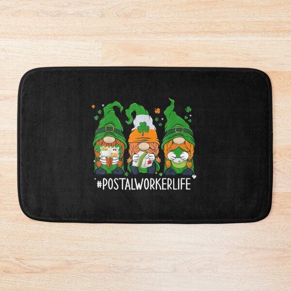 Item preview, Funny Postal Worker Life Gnomes Happy St Patricks Day designed and sold by Nena12312.
