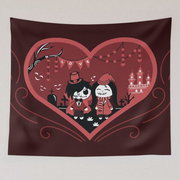Item preview, Gothic Doll Valentine Couple designed and sold by LoLskill.
