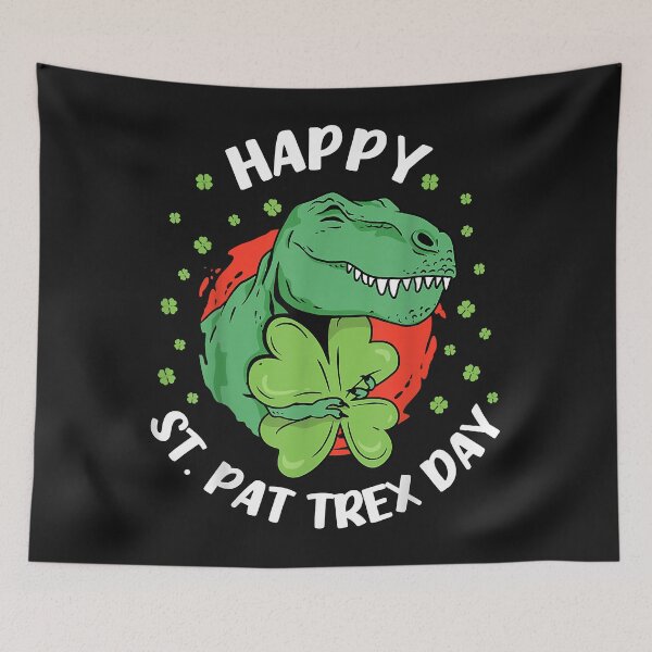 Item preview, Happy St Pat Trex Day Dino St Patricks Day Toddler Boys Kids designed and sold by Nena12312.