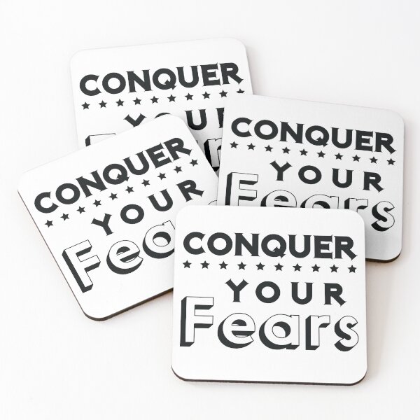 Item preview, conquer your fears designed and sold by cksplash.
