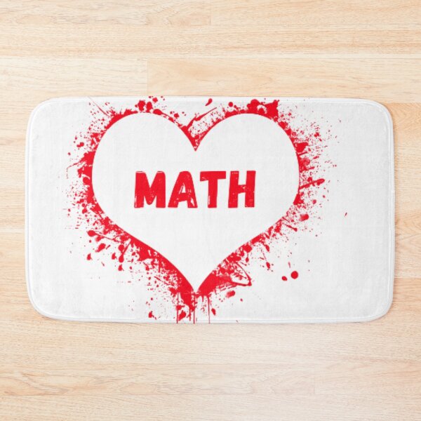 Item preview, I Love Math Heart designed and sold by anas667.