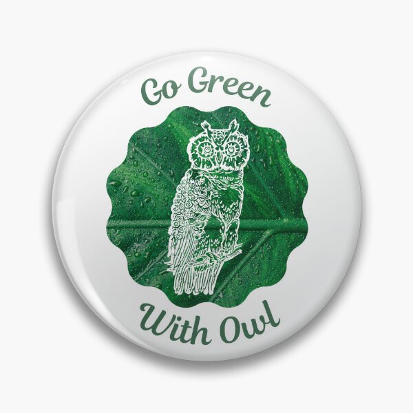 Item preview, Go Green With Owl designed and sold by kucingmaikan.