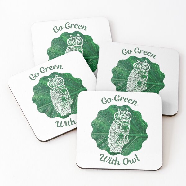 Item preview, Go Green With Owl designed and sold by kucingmaikan.
