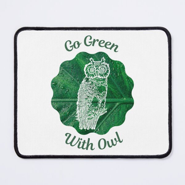 Item preview, Go Green With Owl designed and sold by kucingmaikan.