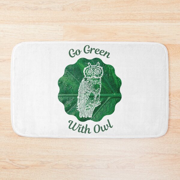 Item preview, Go Green With Owl designed and sold by kucingmaikan.