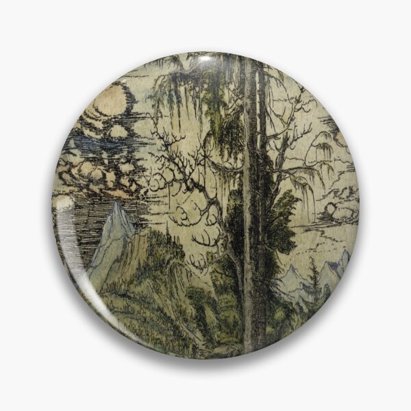 Item preview, Albrecht Altdorfer Landscape with a Double Spruce in the Foreground 1520. designed and sold by Vitage-Art45.