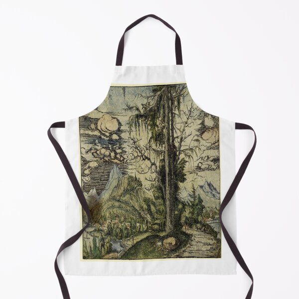 Item preview, Albrecht Altdorfer Landscape with a Double Spruce in the Foreground 1520. designed and sold by Vitage-Art45.