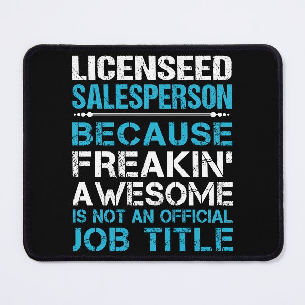 Item preview, Licenseed Salesperson T Shirt - Freaking Awesome Job Gift Item Tee designed and sold by oetate4774.