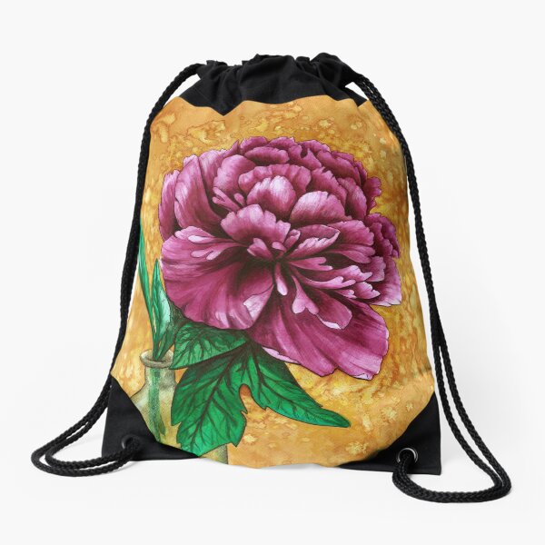 Aperçu de l'œuvre Pivoine dans l'aquarelle de vase créée et vendue par Egle Kristensen.