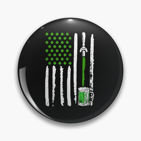 Artikelvorschau, Irish American Flag Draft Beer Shamrock St Patrick's Day Men entworfen und verkauft von Nena12312.