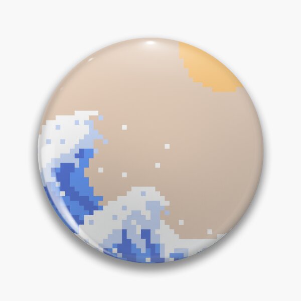 Item preview, Great Wave Of Kanagawa pixel art designed and sold by VADIMproducts.
