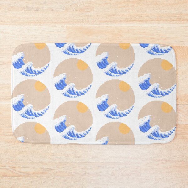 Item preview, Great Wave Of Kanagawa pixel art designed and sold by VADIMproducts.