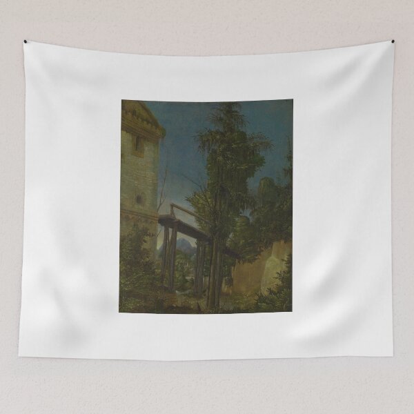 Item preview, Albrecht Altdorfer Landscape with a Footbridge 1520 designed and sold by Vitage-Art45.