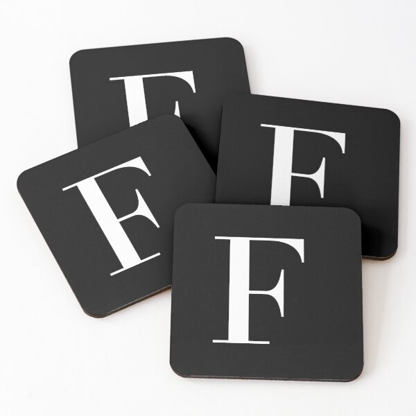 Item preview, F letter Tshirt, Caps, Mugs, Cushions, Notebooks designed and sold by TheFancyLabel.