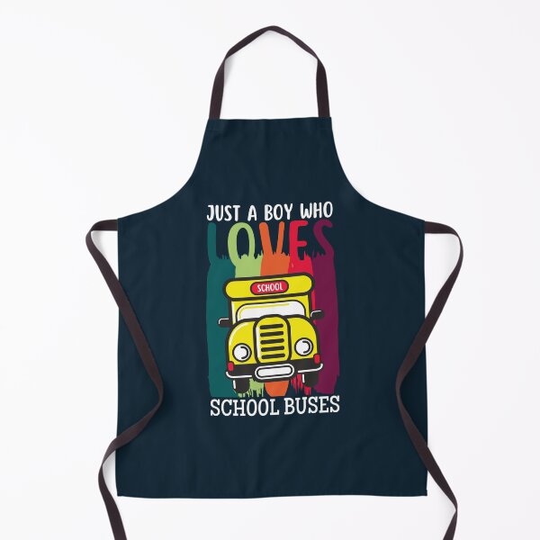 Item preview, Just a boy who loves school buses designed and sold by Benchamart.