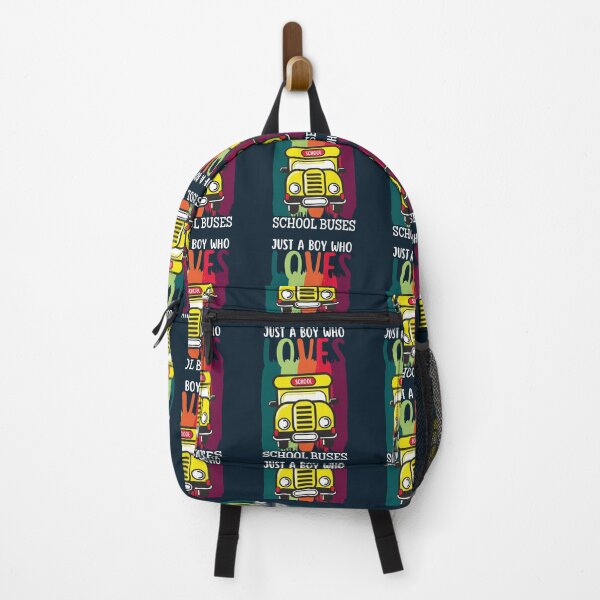 Item preview, Just a boy who loves school buses designed and sold by Benchamart.