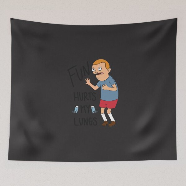 Item preview, Regular-Sized Rudy, "Fun hurts my lungs!" Classic T-Shirt designed and sold by BenjaminStuting.
