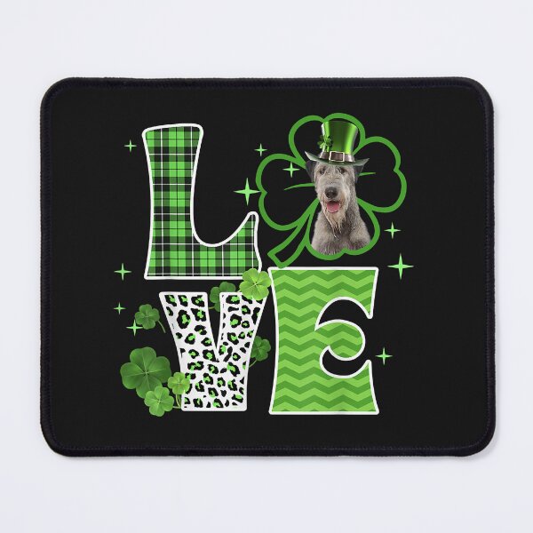 Item preview, Irish Wolfhound Shamrock Lucky Clover Irish St Patricks Day designed and sold by Nena12312.