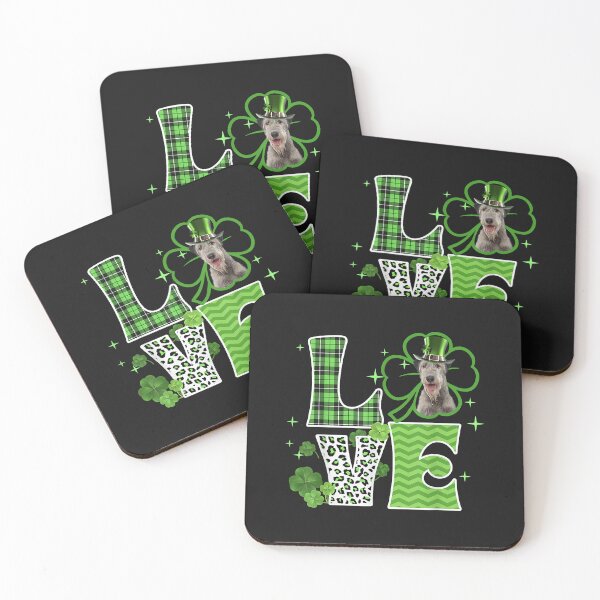 Item preview, Irish Wolfhound Shamrock Lucky Clover Irish St Patricks Day designed and sold by Nena12312.