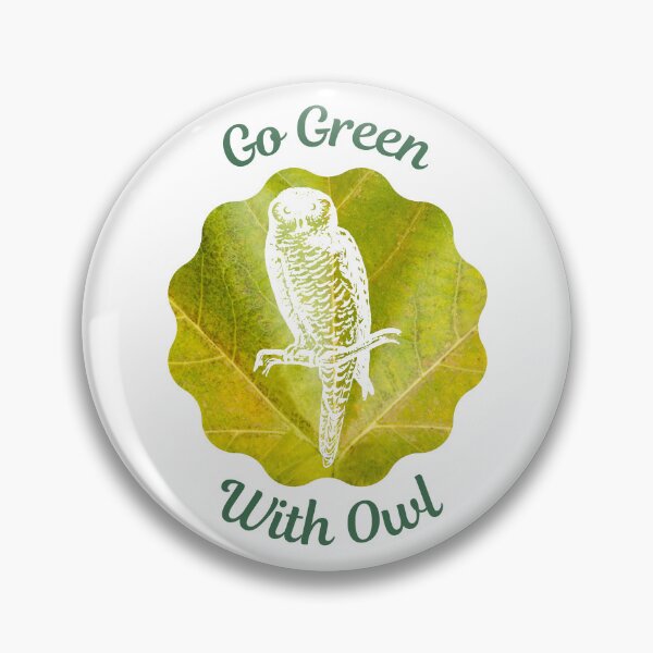 Item preview, Go Green With Owl designed and sold by kucingmaikan.