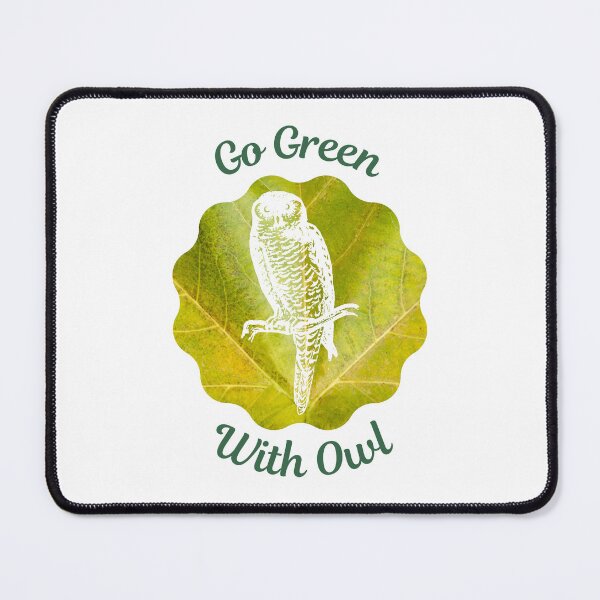 Item preview, Go Green With Owl designed and sold by kucingmaikan.