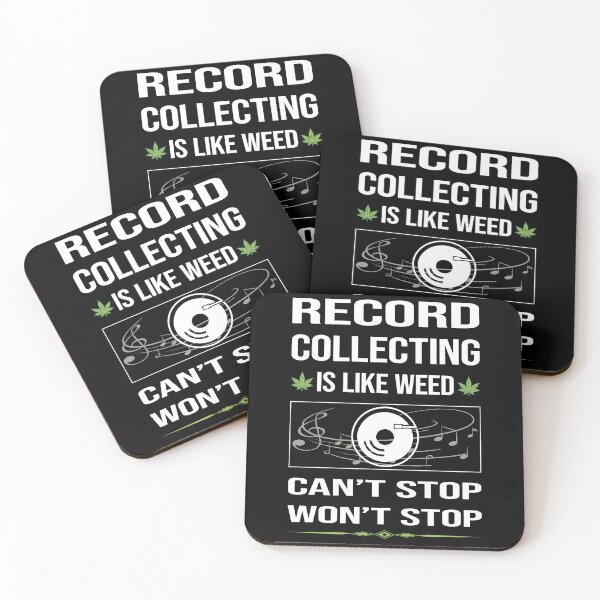 Item preview, Funny Can't Stop Record Collecting Records designed and sold by FulviaContreras.