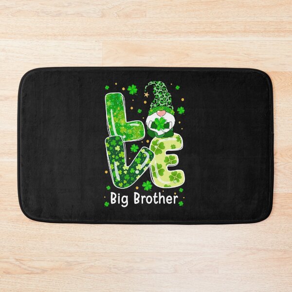 Item preview, Love Big Brother Gnome Lover Leopard Shamrock Patrick's Day designed and sold by Nena12312.