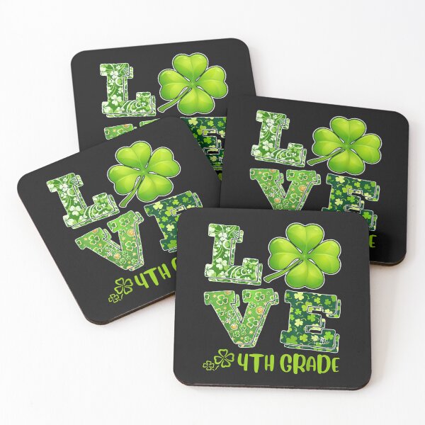 Item preview, Love Shamrock 4th Grade Fourth Grade St Patricks Day designed and sold by Nena12312.