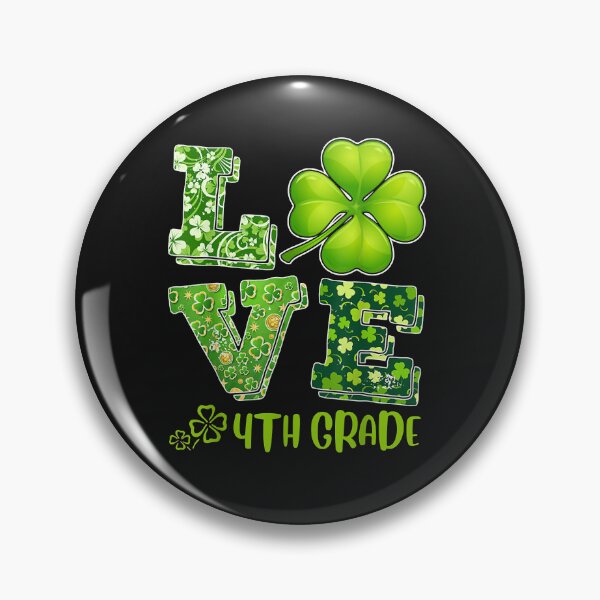 Artikelvorschau, Love Shamrock 4th Grade Fourth Grade St Patricks Day entworfen und verkauft von Nena12312.