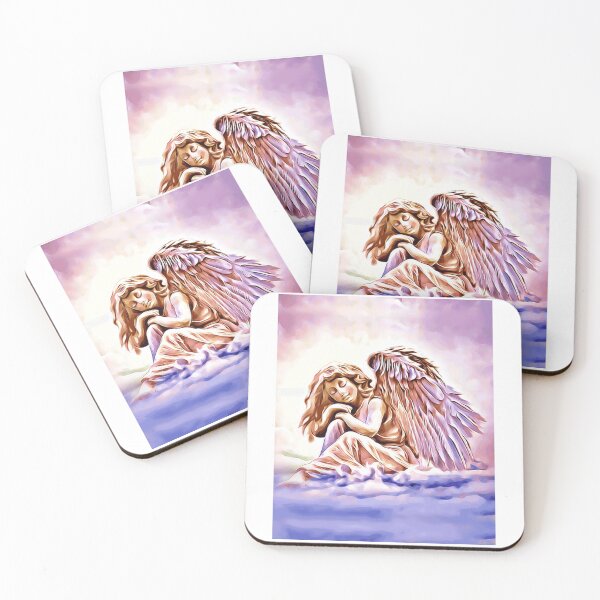 Item preview, angel in the clouds designed and sold by Art Store Stickers.