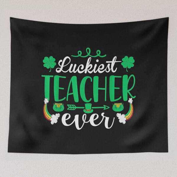 Item preview, Luckiest Teacher Ever St Patricks Day Tee For School Teacher designed and sold by Nena12312.
