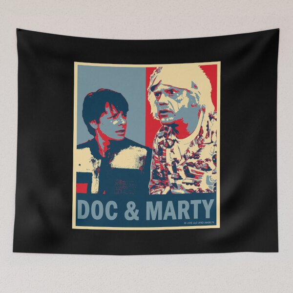 Aperçu de l'œuvre Retour vers le futur - Doc et Marty créée et vendue par ValentinaHramov.