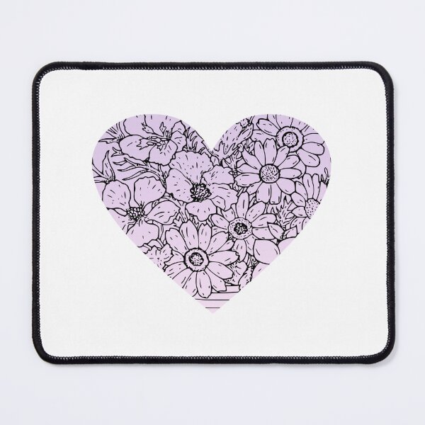 Item preview, Floral Lilac Heart designed and sold by Mel Siva.
