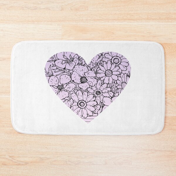 Item preview, Floral Lilac Heart designed and sold by Mel Siva.