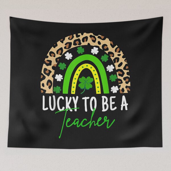 Item preview, Lucky To Be A Teacher Rainbow Teacher St Patricks Day designed and sold by Nena12312.