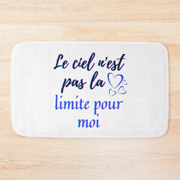 Item preview, Sky is not the limit for me - popular french quotes theme gifts (dark blue) designed and sold by RebelliousRosee.