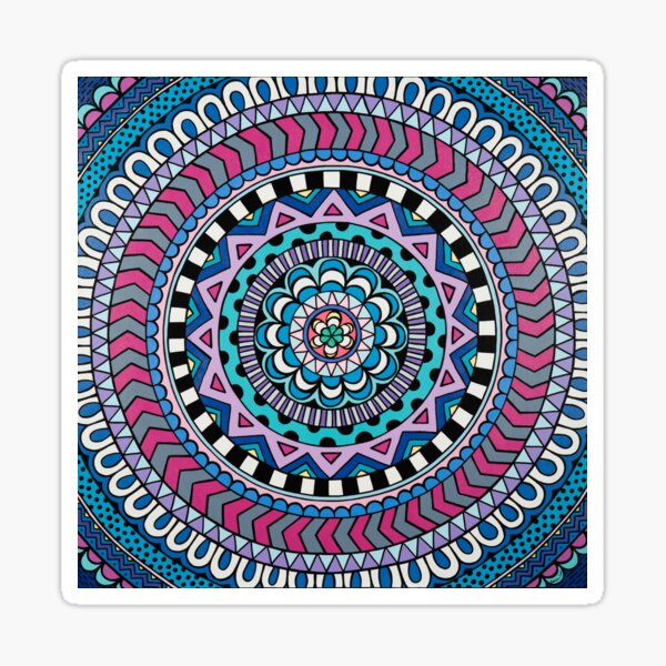 Purple Mandala Sticker