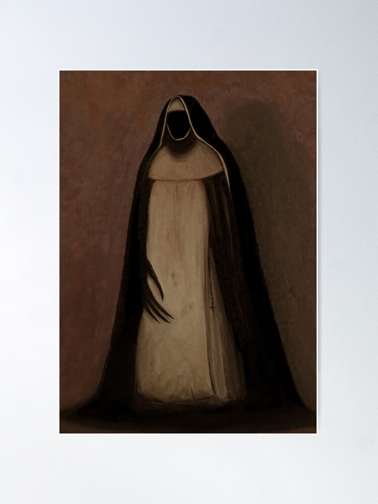 Poster for Sale avec l'œuvre « La nonne » de l'artiste SEMIOTIC70