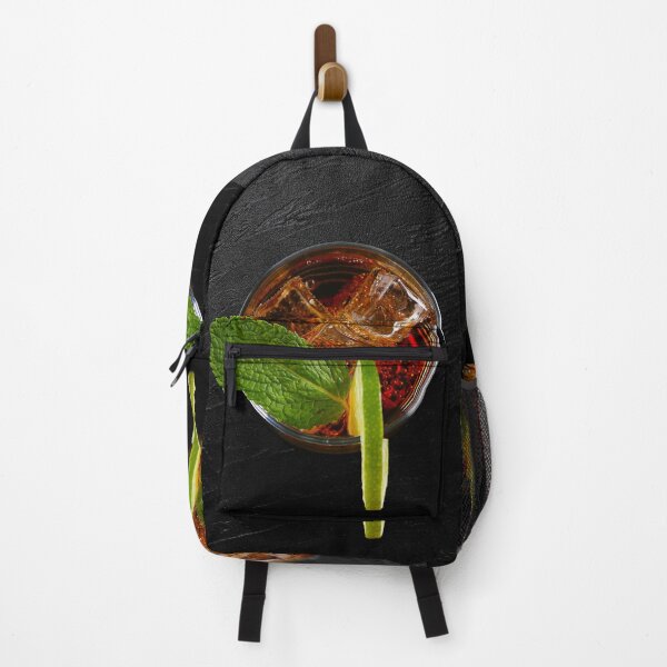Item preview, Rum cocktail with cola and mint — Food kitchen poster/blackboard, photo art designed and sold by GreekTavern1979.