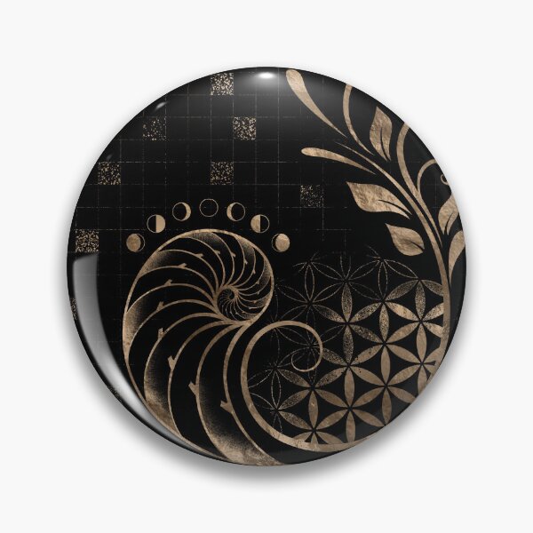Item preview, Golden Ratio - Sacred Geometry Ornament designed and sold by k9printart.