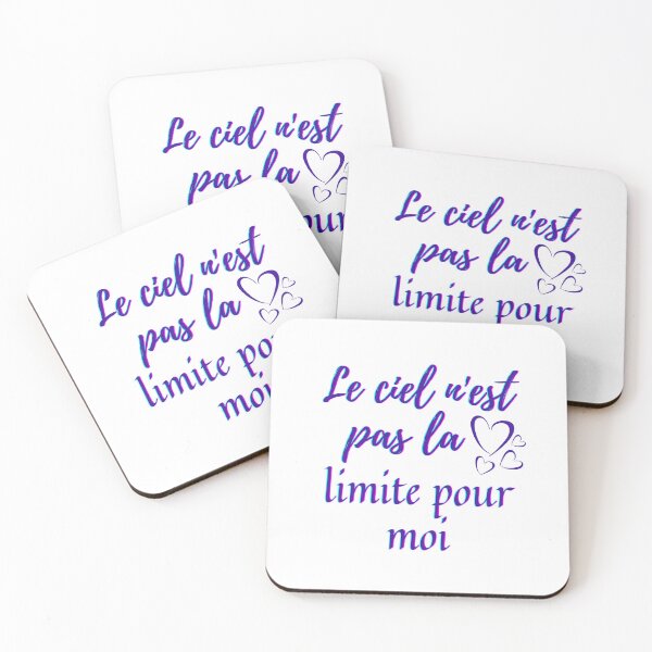 Item preview, Sky is not the limit for me - popular french quotes theme gifts (purple) designed and sold by RebelliousRosee.